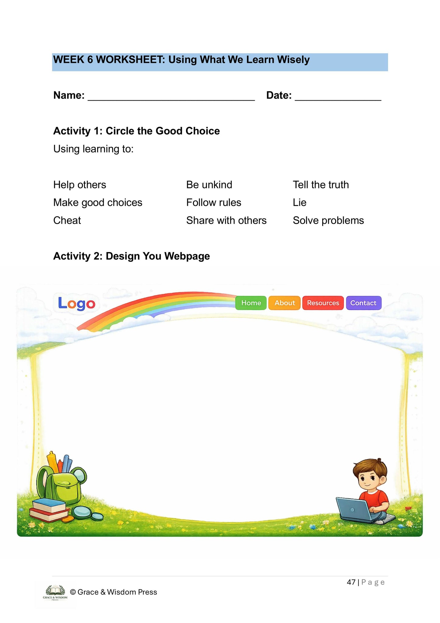 Seeking Truth Wisely A Foundational Christian Curriculum for Teaching Digital Discernment in the Elementary Years