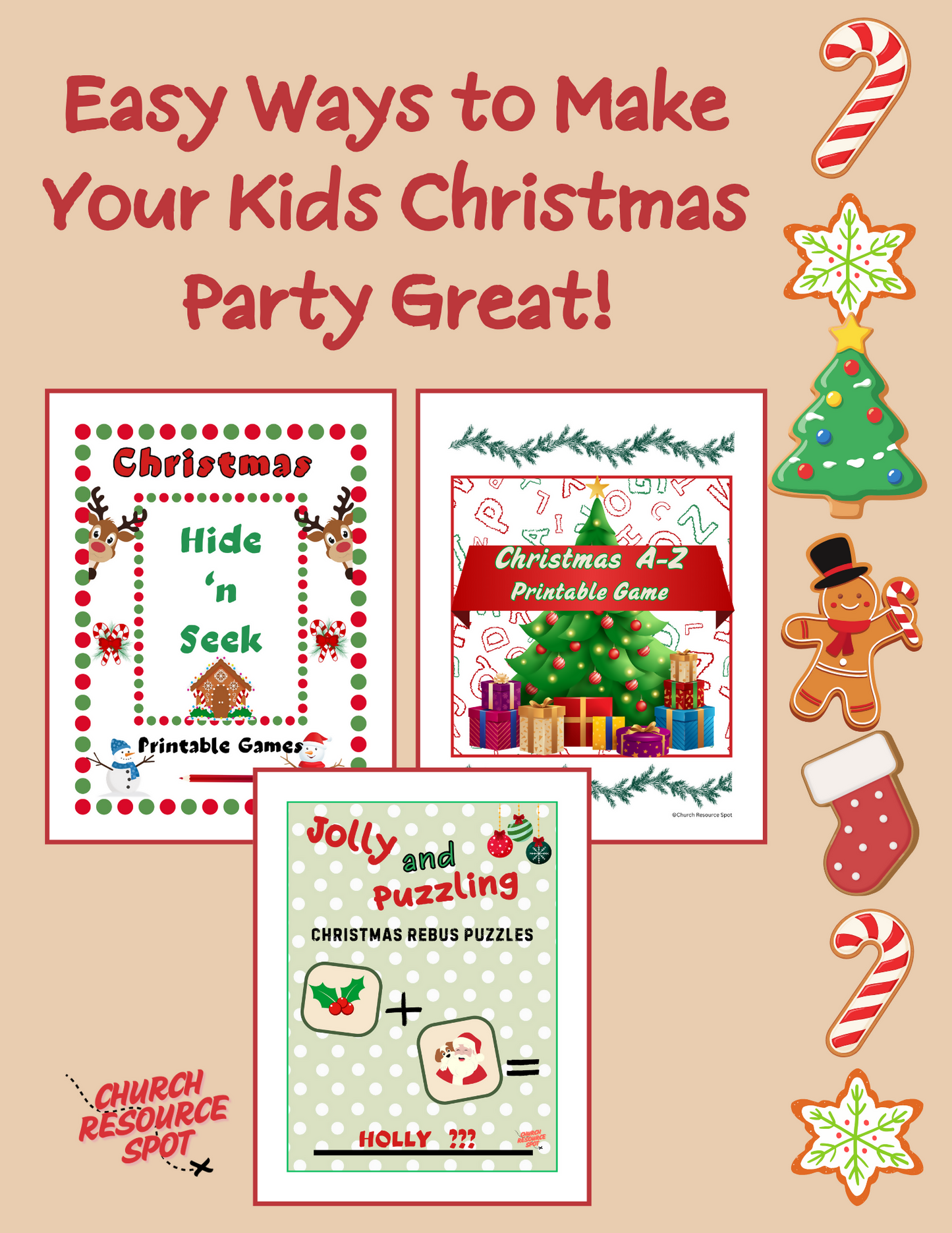 3 Kids Christmas Party Games