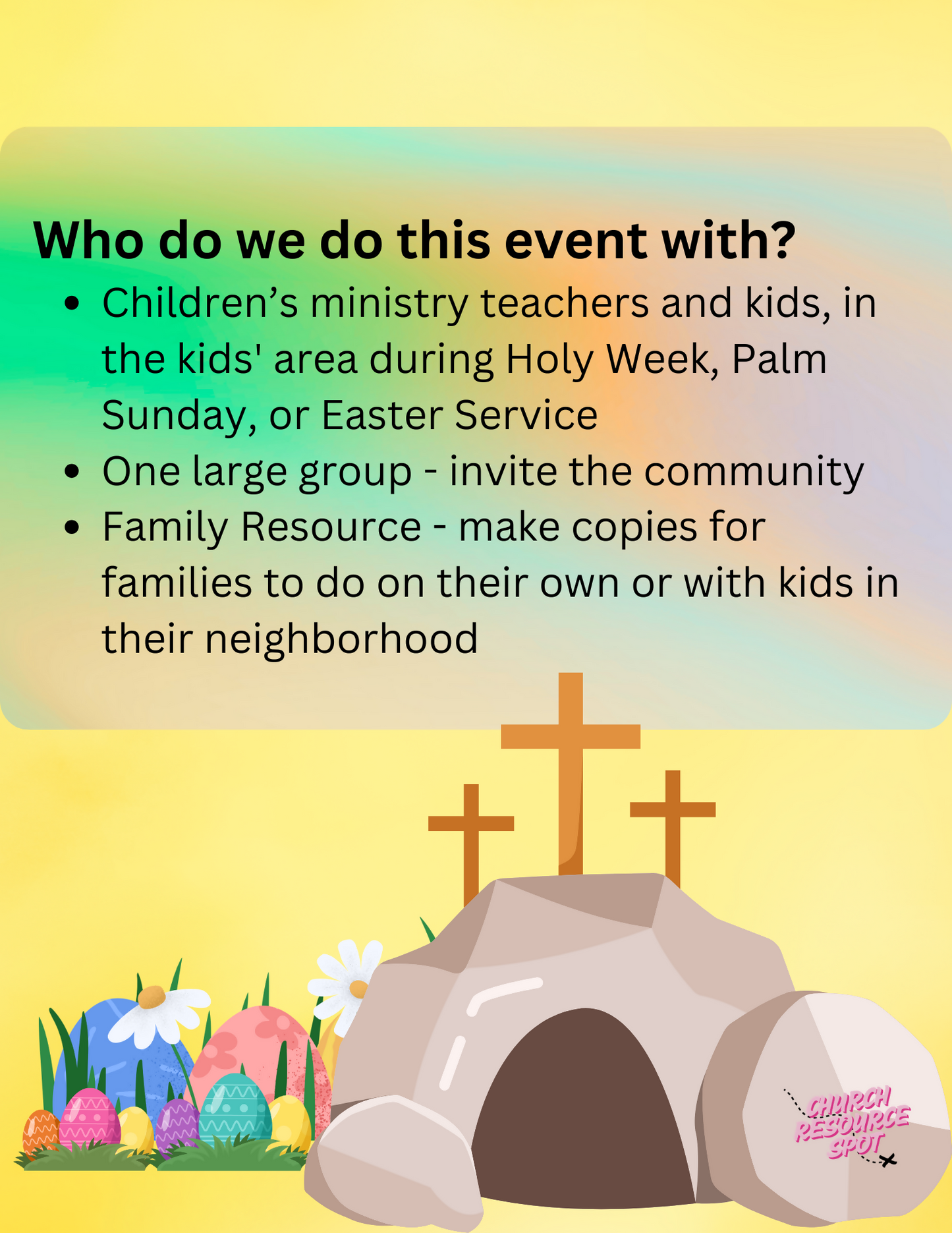 Egg Hunt Event: The Story of Jesus