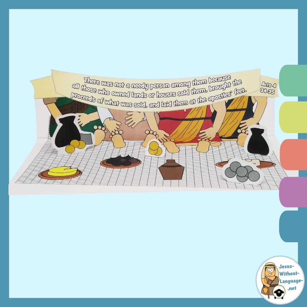 Acts 4 - Early Church - Shared Owners | Ministry lesson, Bible crafts, Games