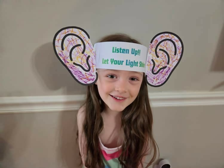 Listen Up! Let Your Light Shine Craft | Christian Craft | VBS