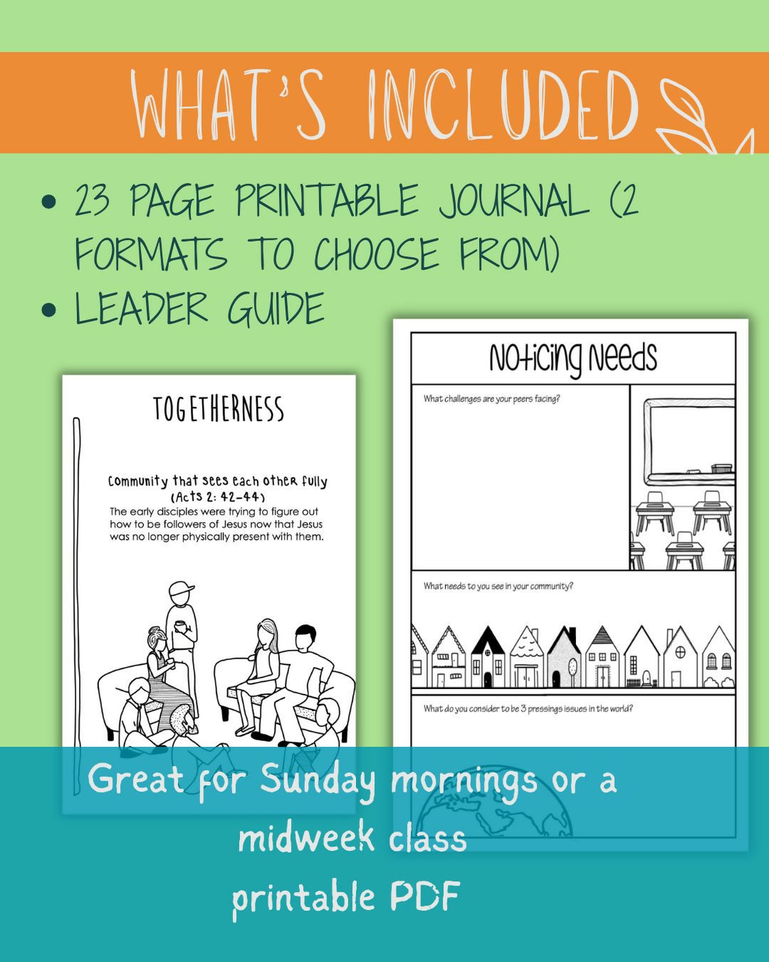 Kids Can- lessons on how Kids Can connect with God, others, and themselves