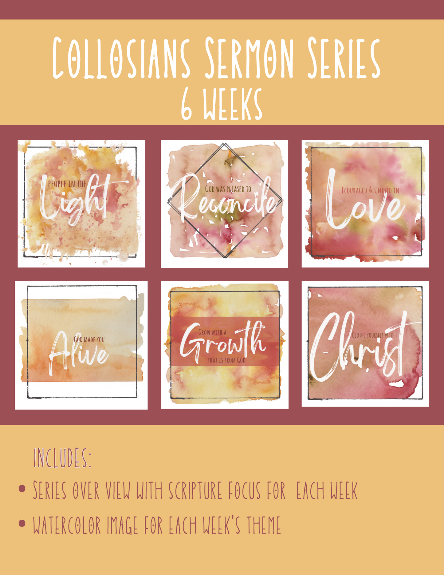 Colossians Sermon Series