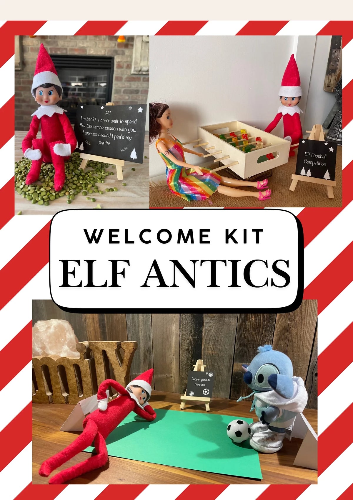Elf Antics- Elf on the Shelf Fundraiser