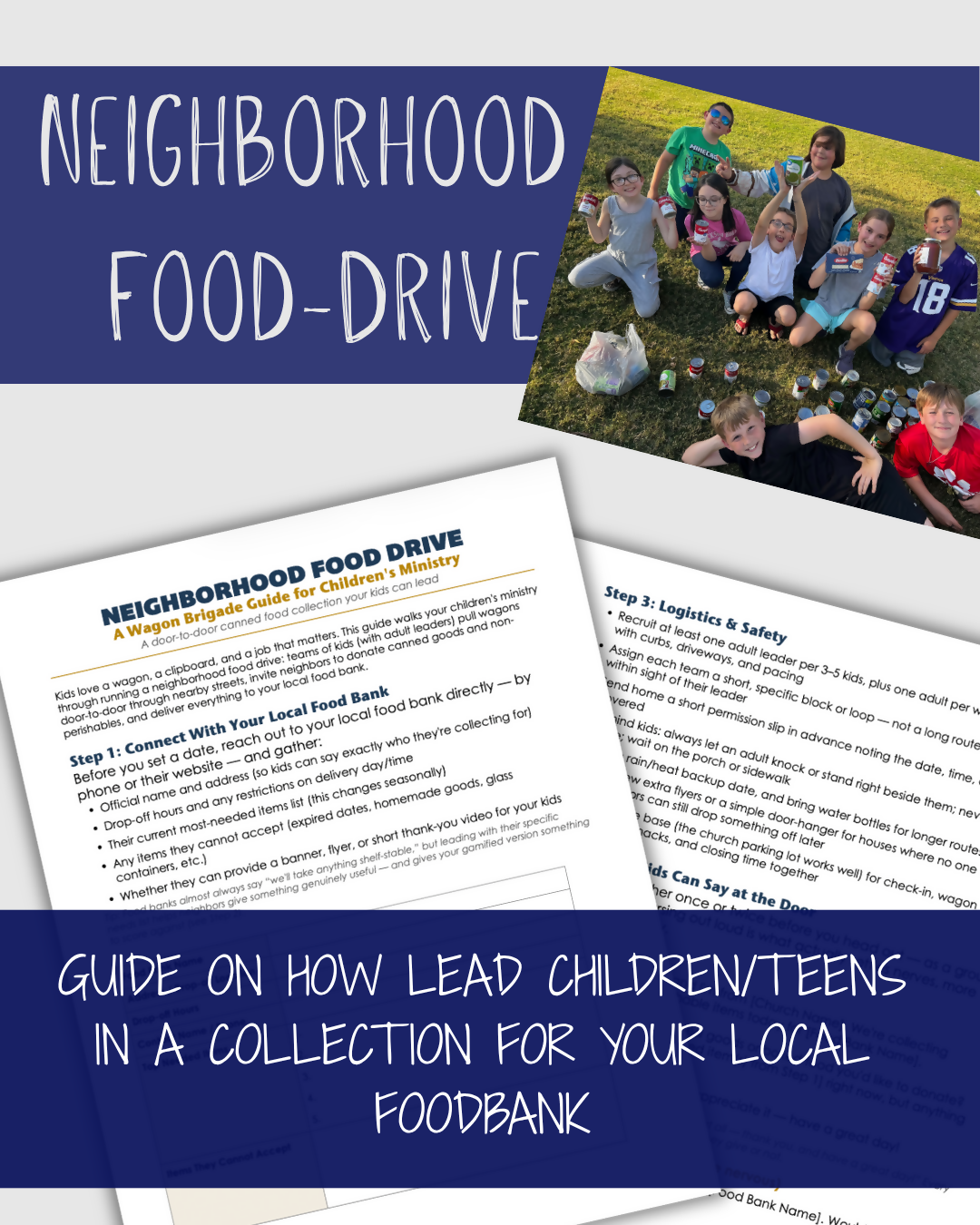 Neighborhood Food Drive: A Wagon Brigade Guide for Children's Ministry