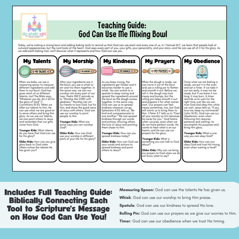 God Can Use Me Bible Craft for Kids | Sunday School Purpose Activity | Children's Ministry Printable