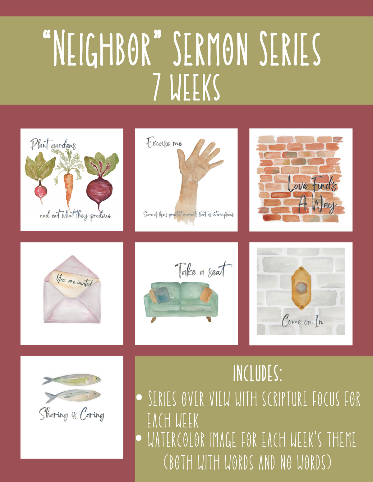 "Neighbor" Sermon Series Bundle