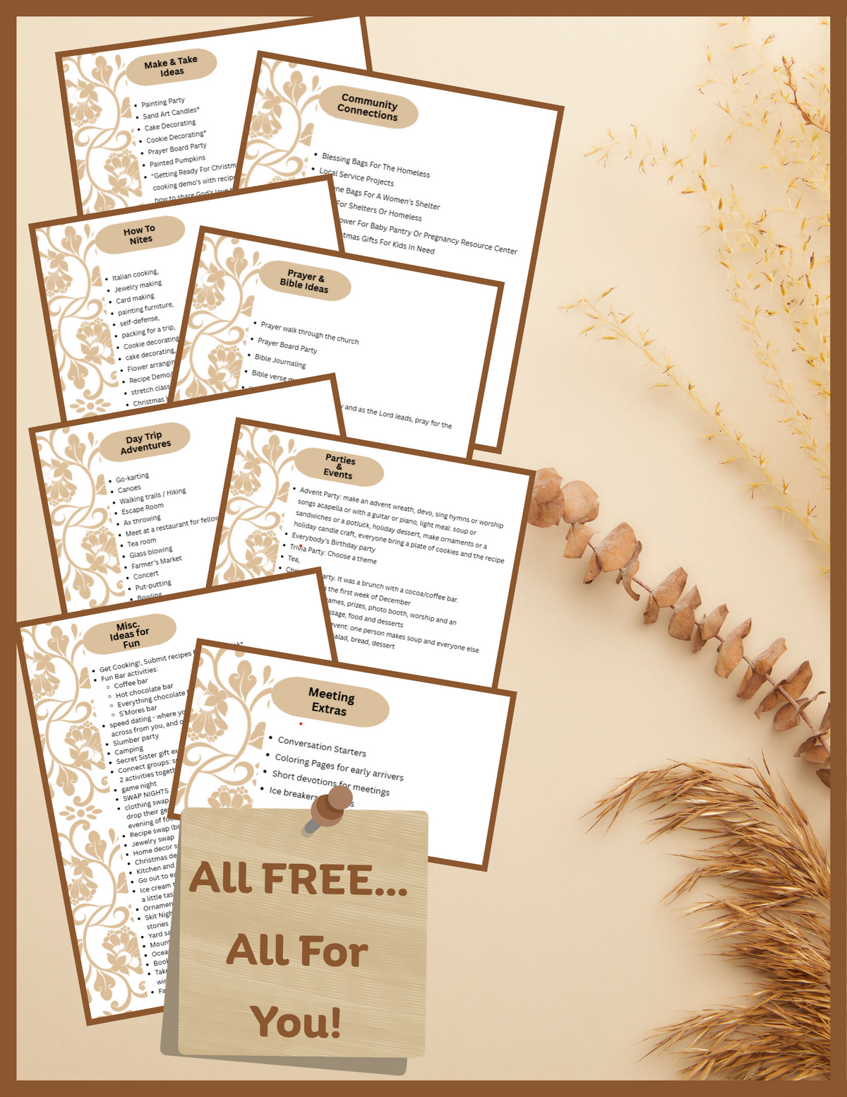 Over 100 Ideas For Your Women’s Ministry