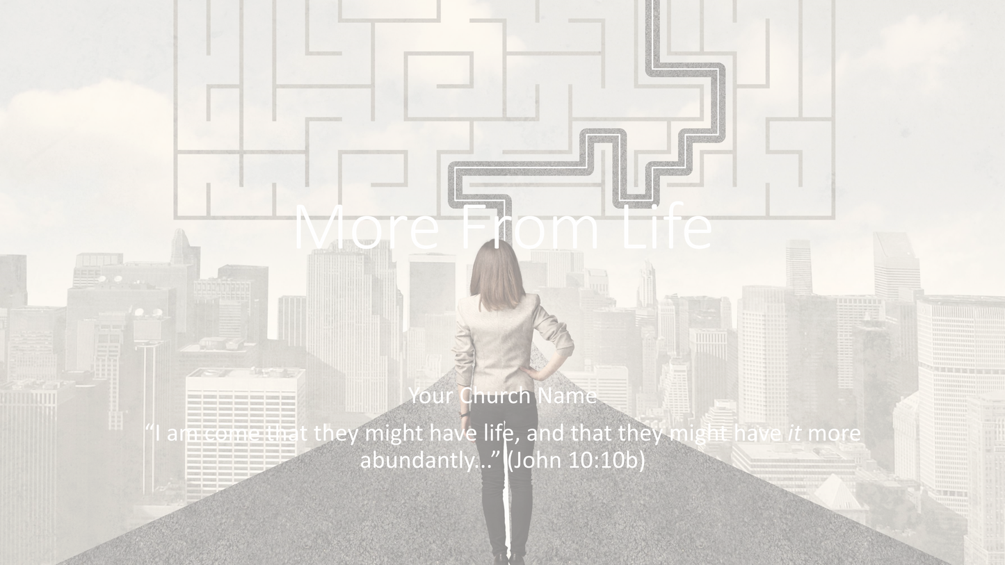 Living An Abundant Life Bible Study Series