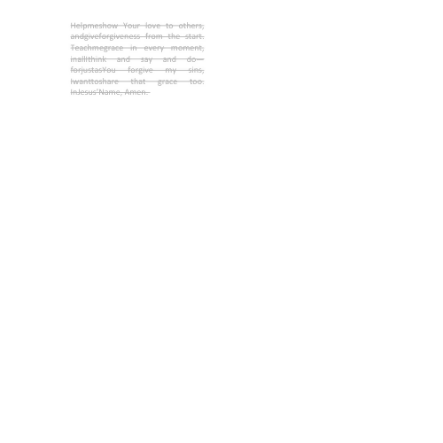 Children's sermon/message/lesson -A Lesson on Wastefulness - Luke 15:11–32 - The Prodigal Son