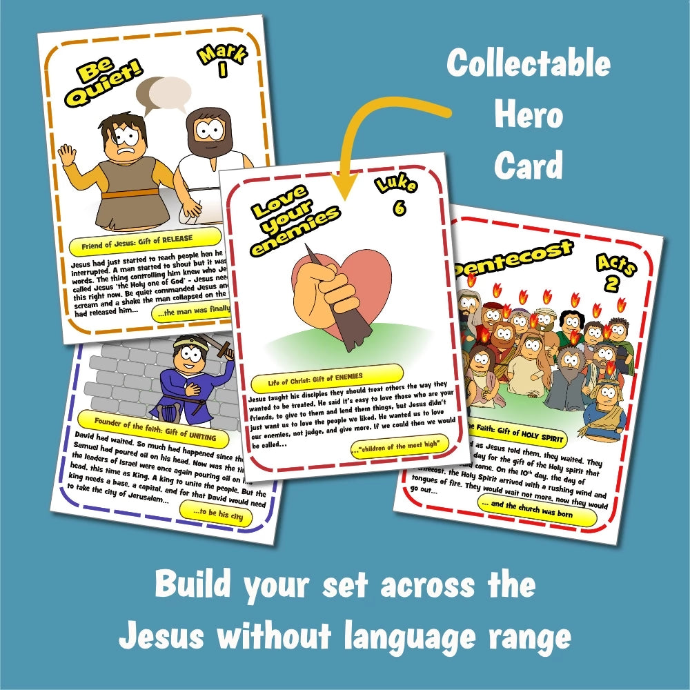 Love Your Enemies (Luke 6) - Kidmin lesson with Crafts and colouring