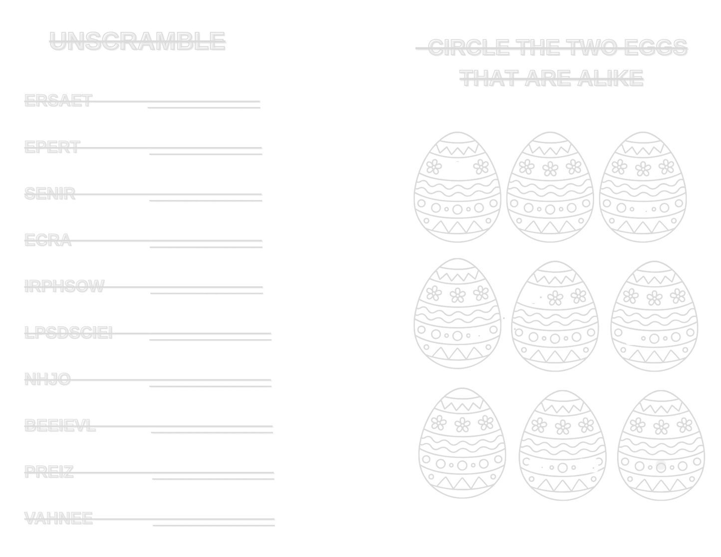 The Race to the Tomb - John 20:1-10 The Empty Tomb - Sermon/Lesson and Activity Booklet