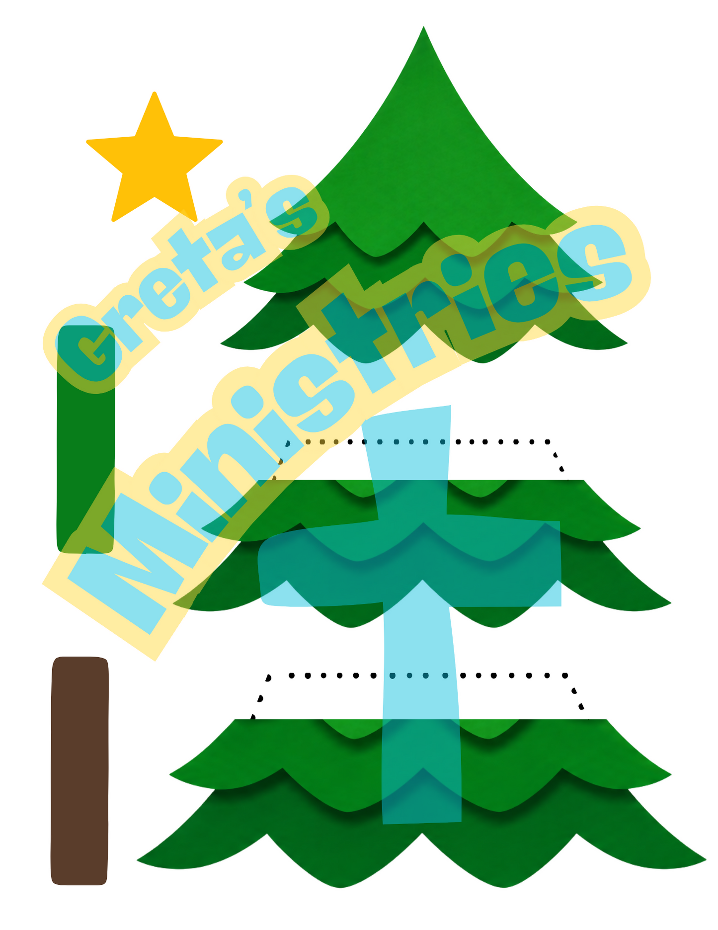Christmas Tree 3D Craft & Activity Pack | Preschool–1st Grade