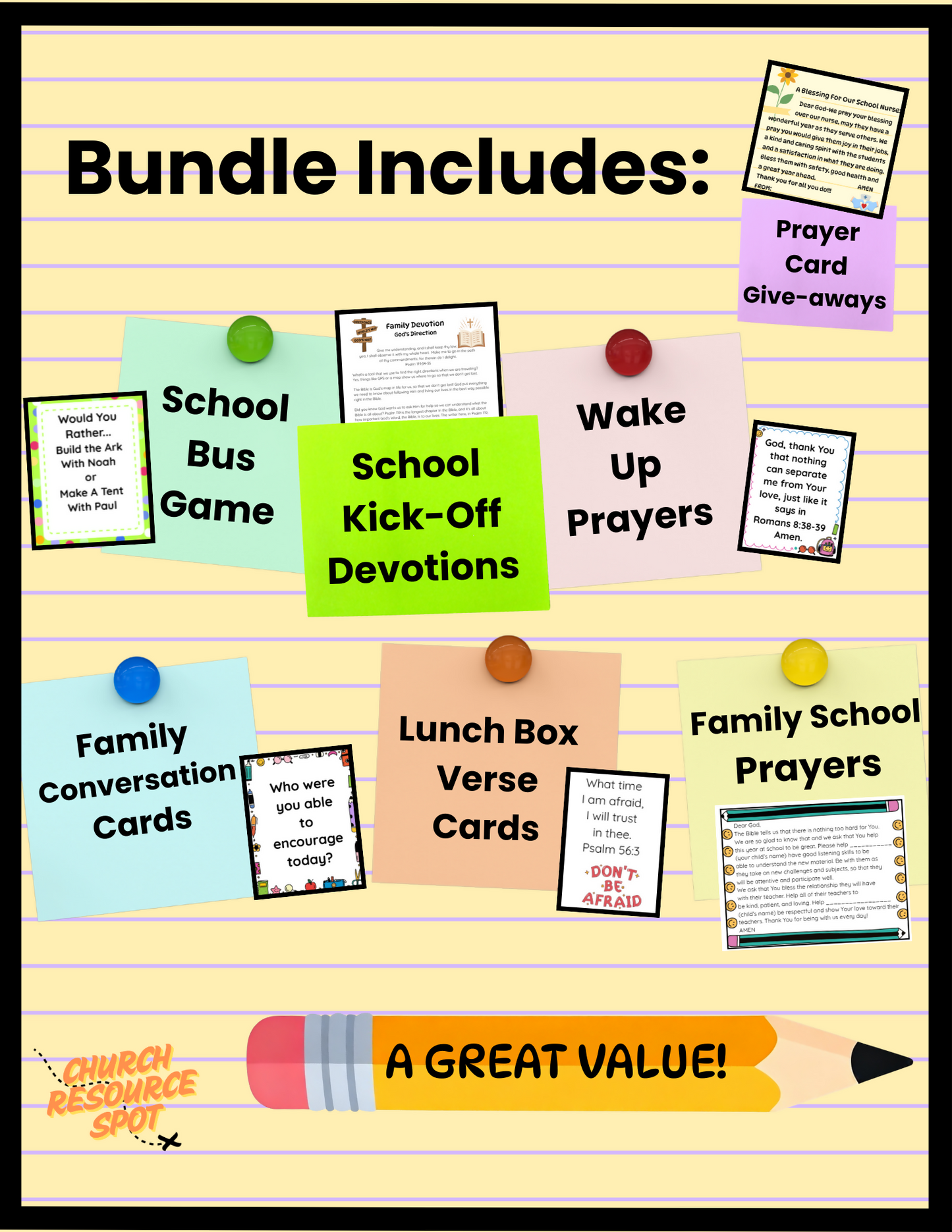 Back To School Faith Boost Bundle KJV