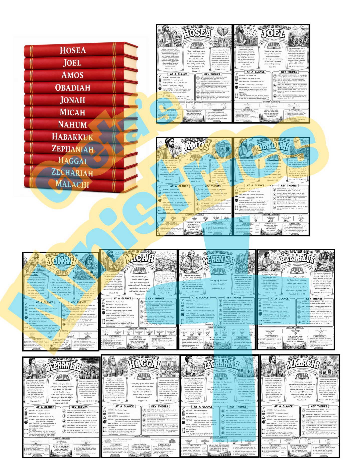 Complete Books of the Bible Overview Collection | All 66 Books BUNDLE