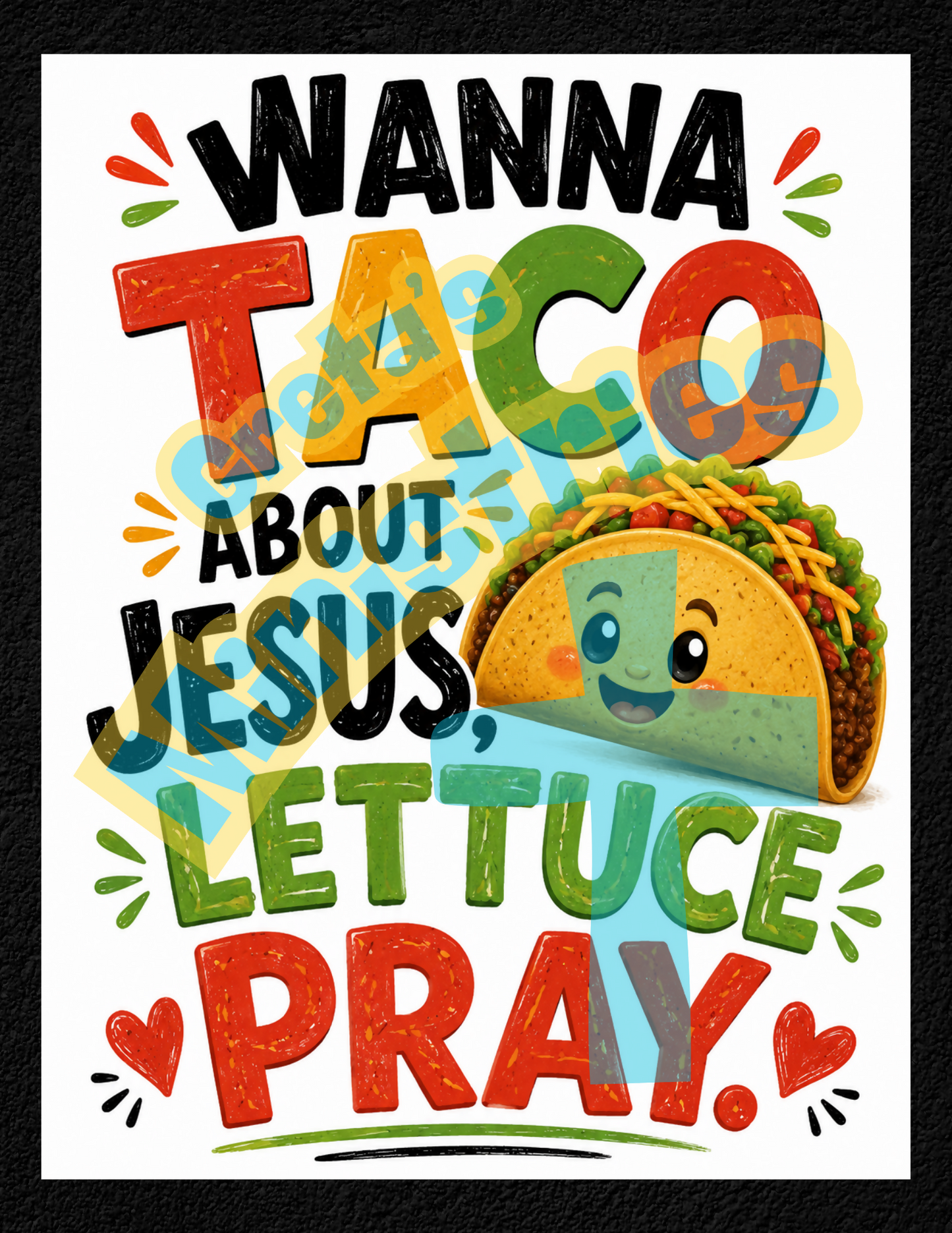 Taste and See That the Lord Is Good | Christian Classroom Posters | Food Puns