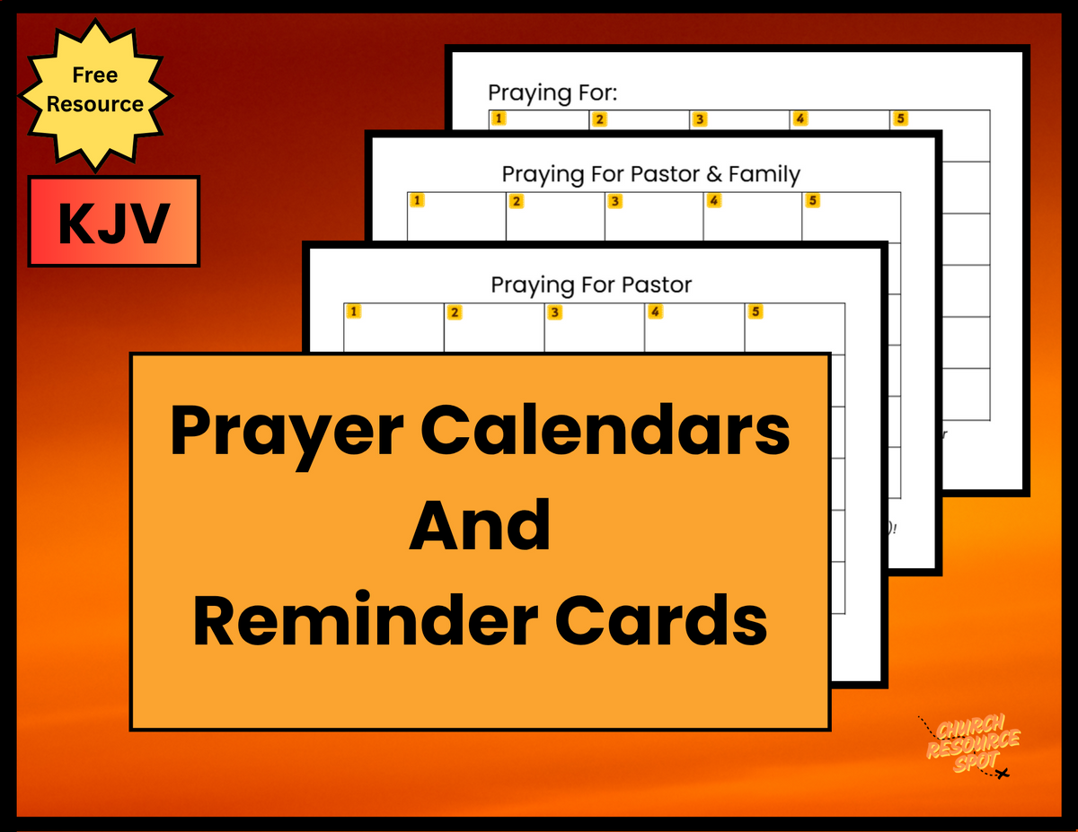 Prayer Calendars & Reminder Cards