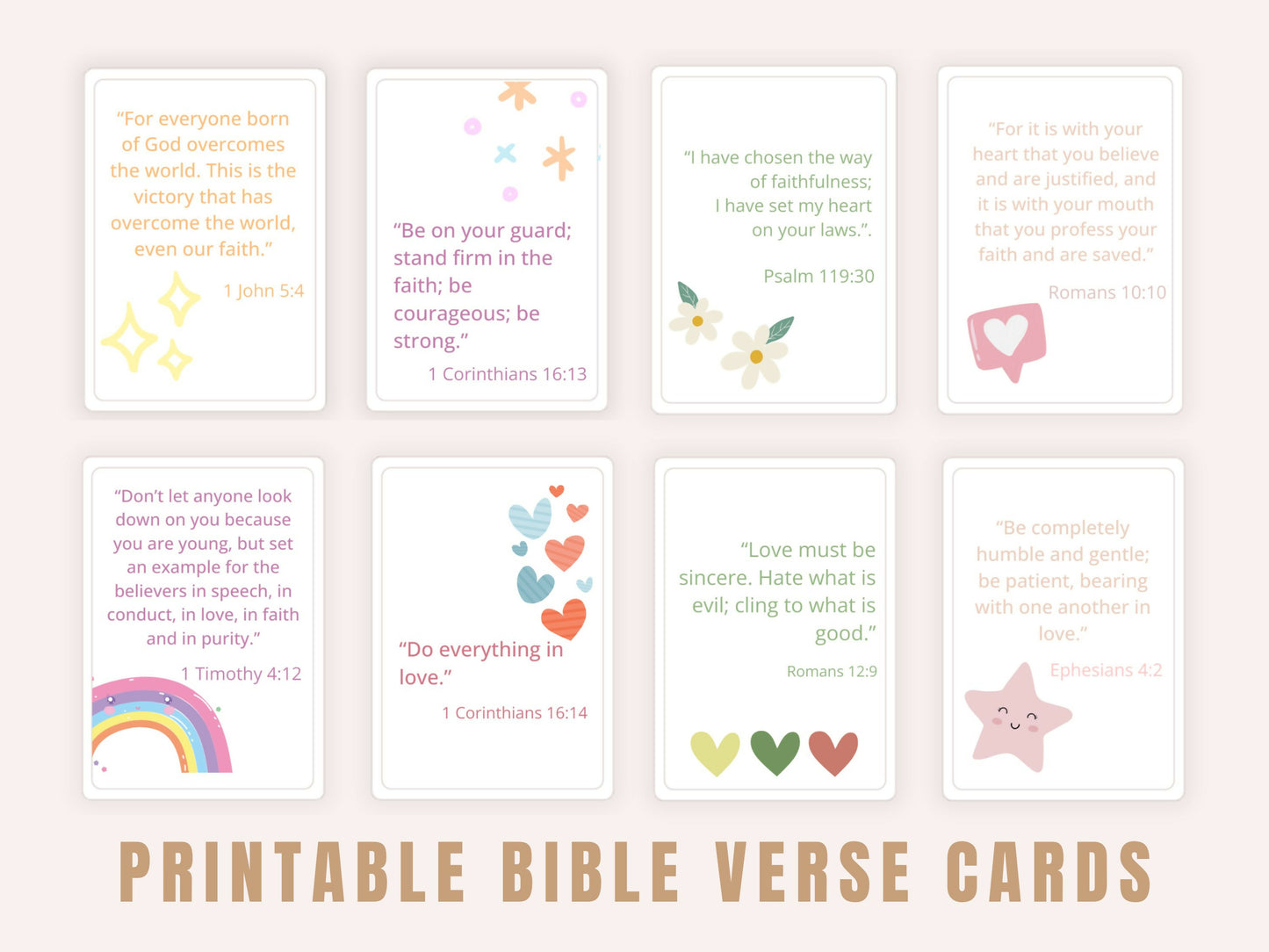 Bible Verse Card Printable