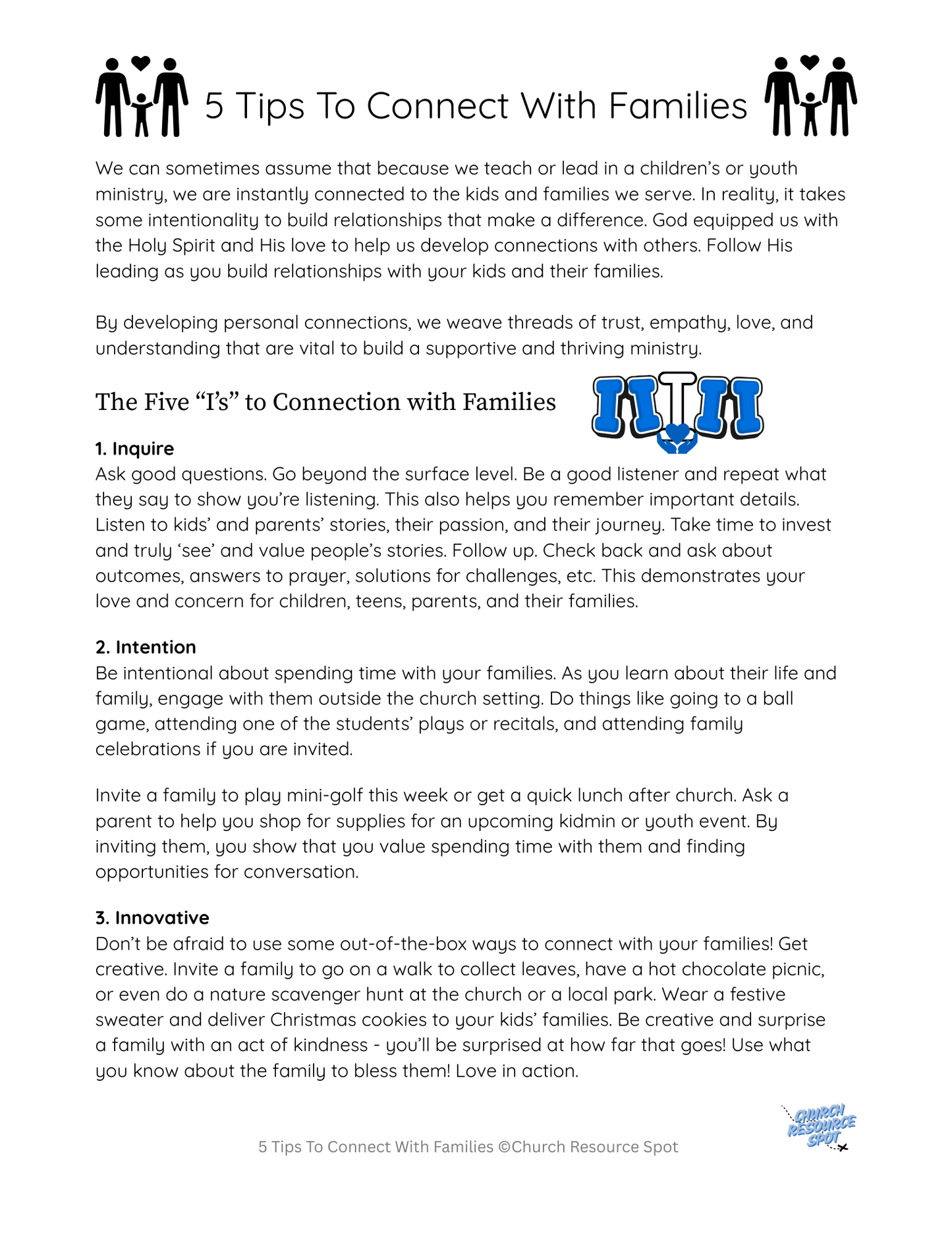 5 Tips To Connect With Families
