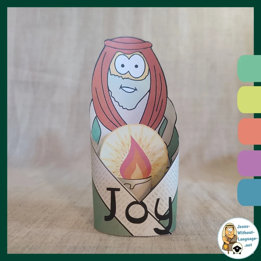 Isaiah 12 - Advent Candles 3 - Joy - Ministry lesson with Bible crafts