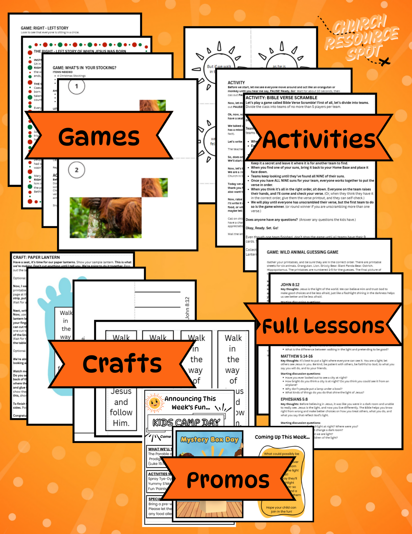 6 Weeks of Kidmin Fun KJV