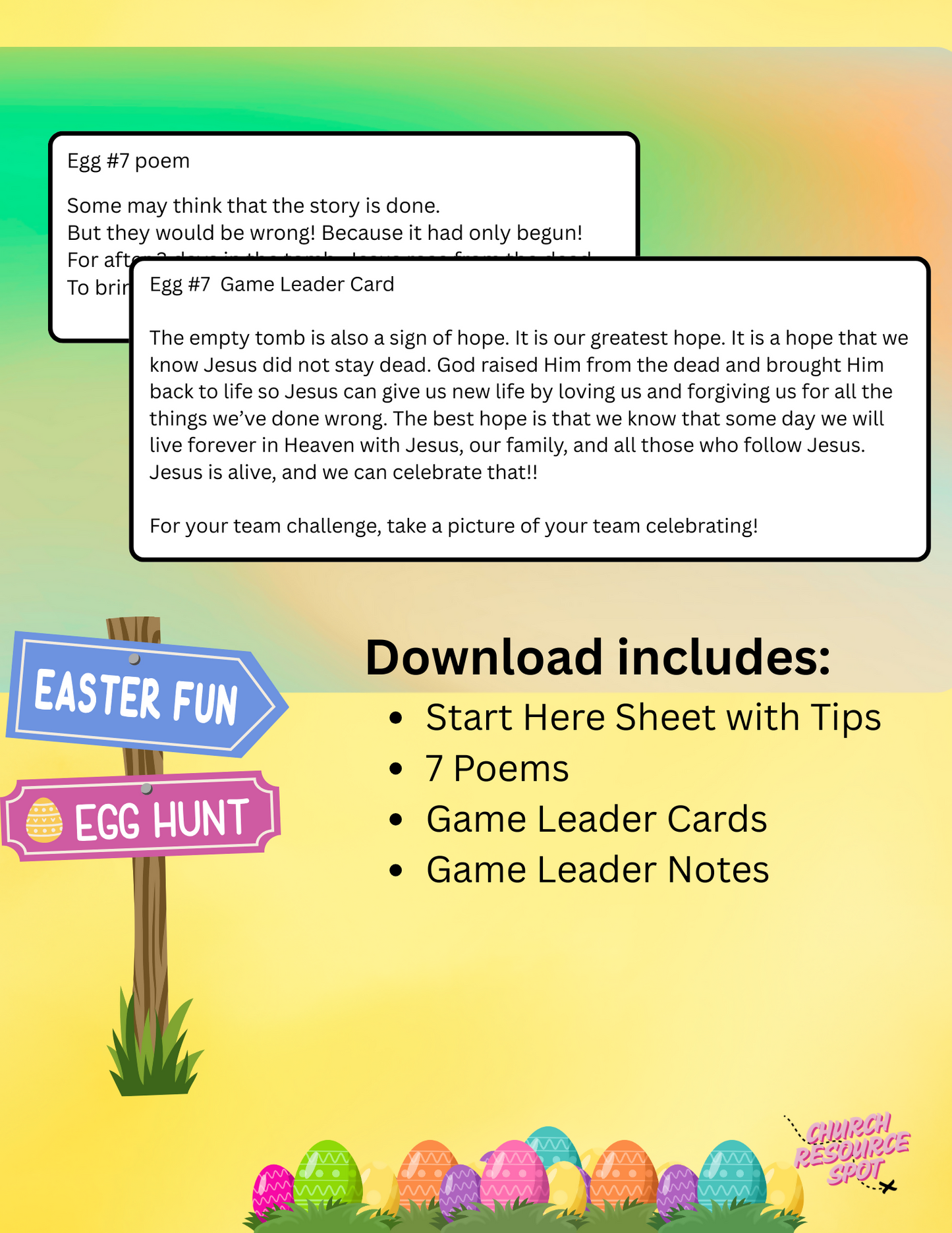 Egg Hunt Event: The Story of Jesus