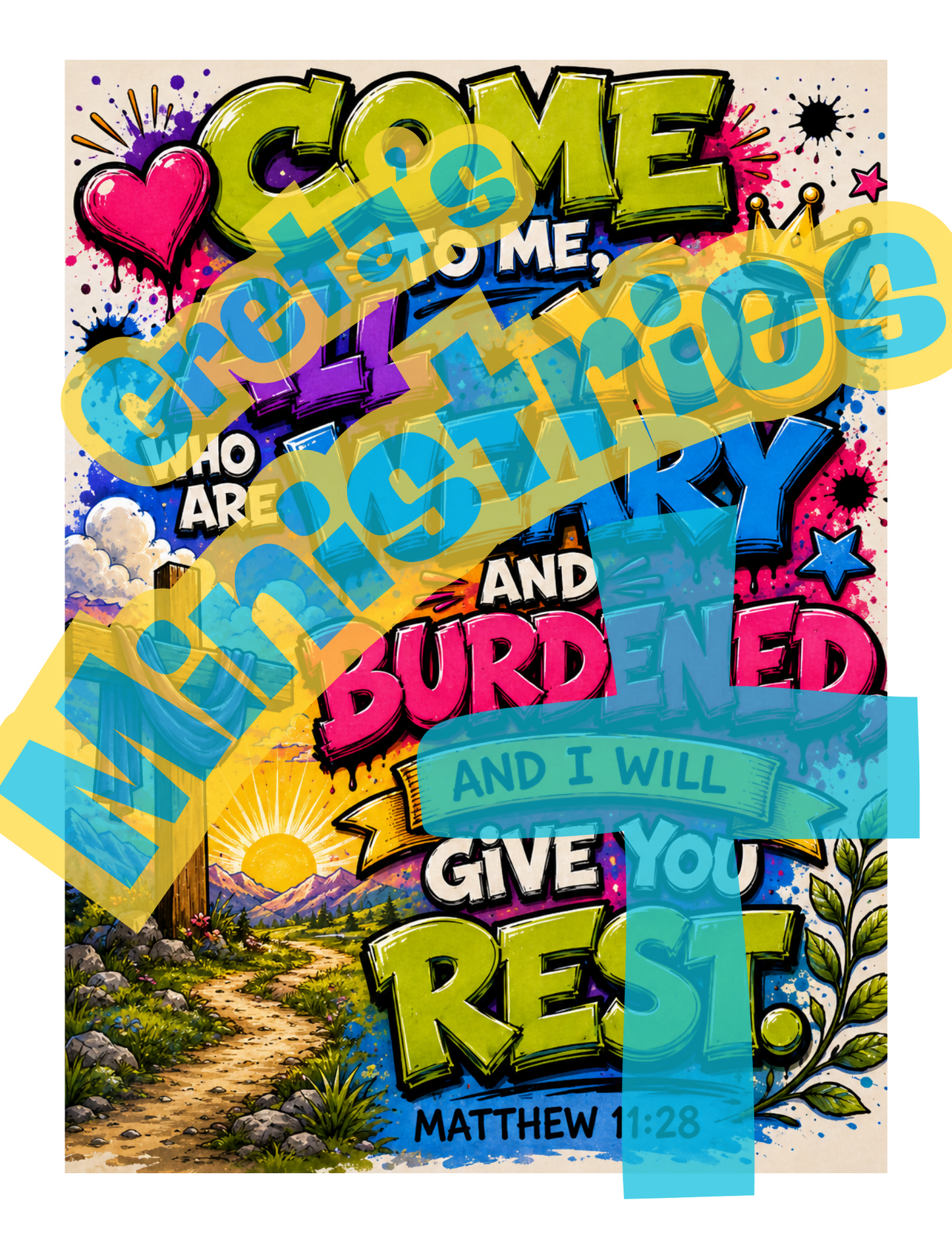 Teen Bible Verse Coloring Pages & Posters Bundle | God's Plan for You