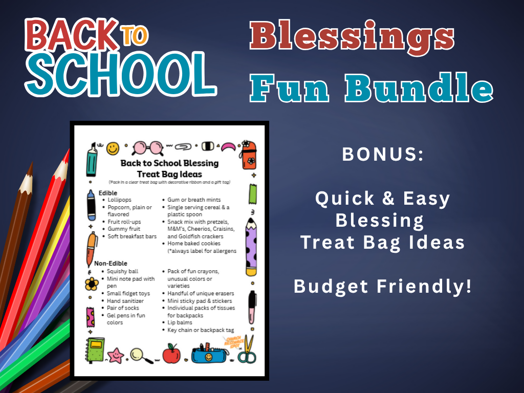 Back to School Blessings Fun