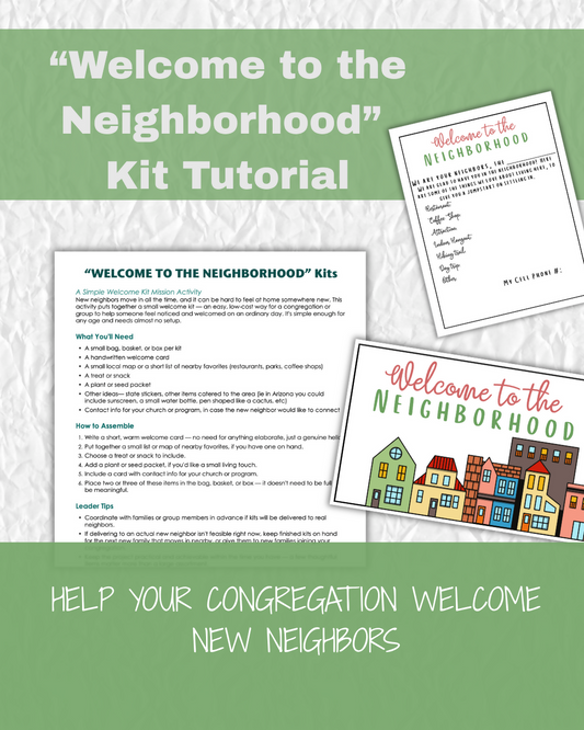 "Welcome to the Neighborhood" Kit tutorial