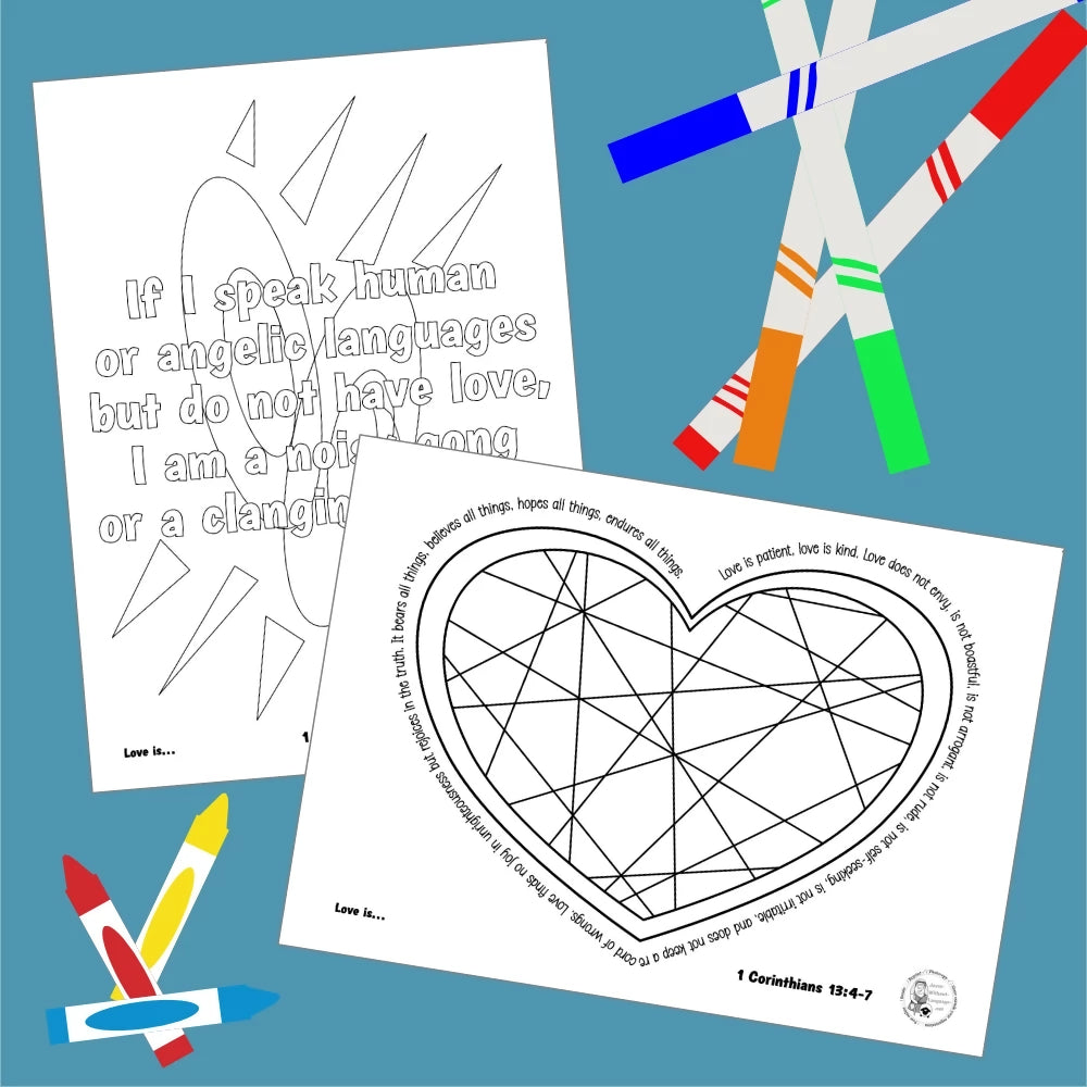 1 Corinthians 13 - Love IS | Sunday school lesson, Bible crafts, Games