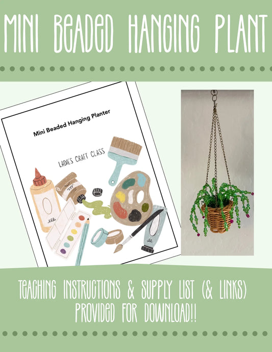 Beaded Plant Craft Tutorial