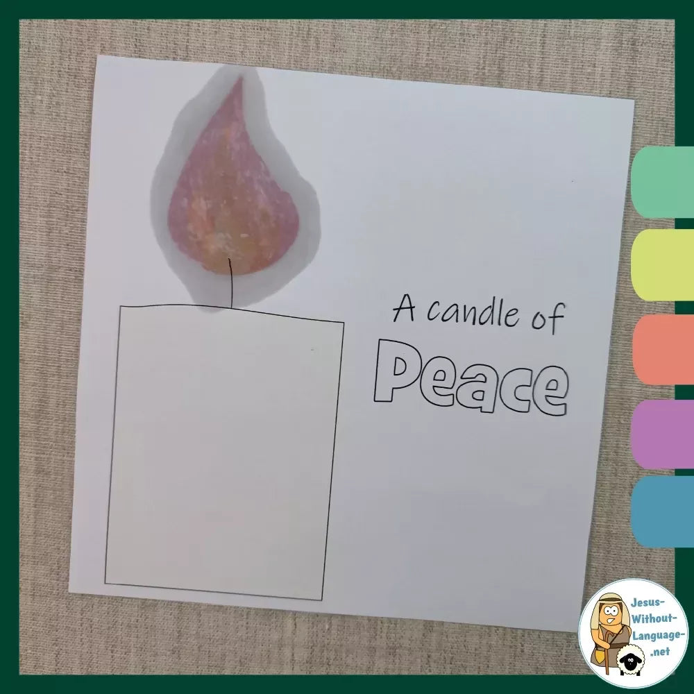 Micah 5 - Advent Candles 4 - Peace - Ministry lesson with Bible crafts