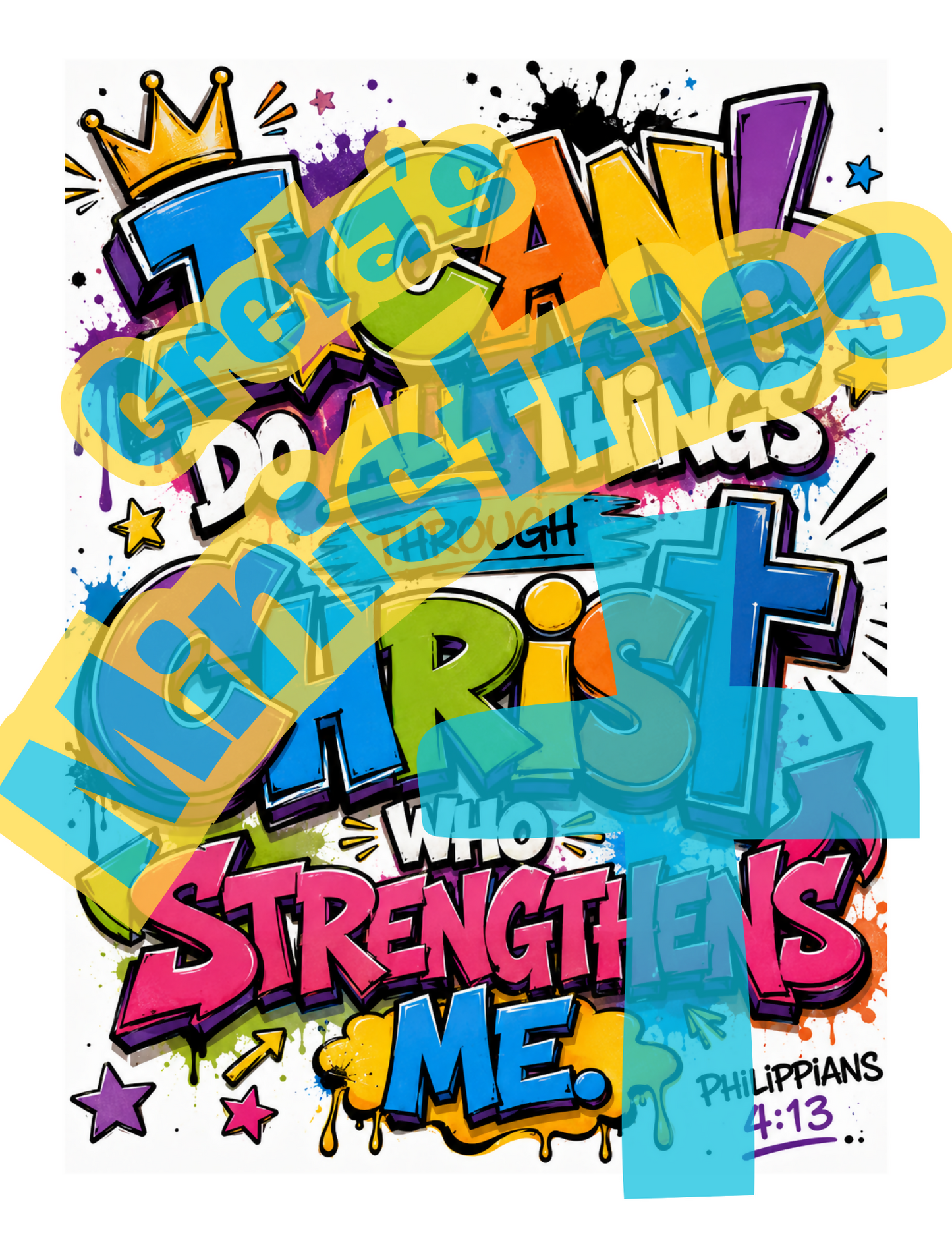 Teen Bible Verse Coloring Pages & Posters Bundle | Strength & Courage