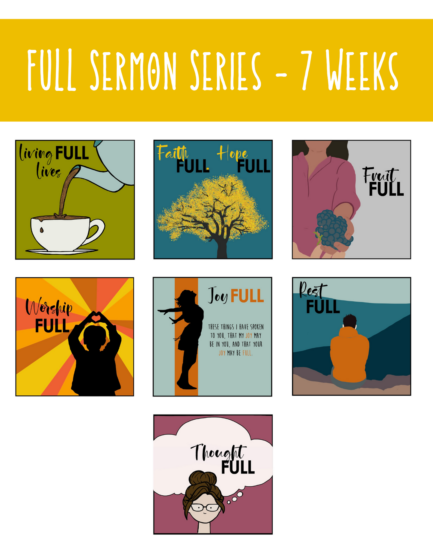 "Full Life" Sermon Series Images and Overview