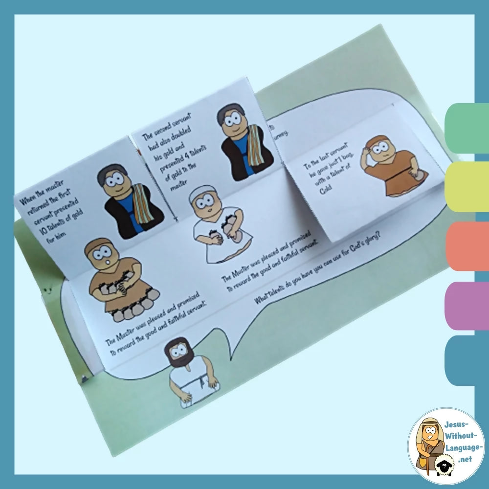 Matthew 25 - Parable of the Talents | Ministry lesson, Bible crafts, Games