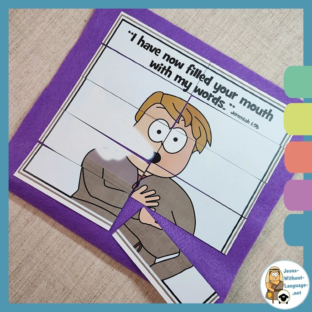 Jeremiah 1 - The Young Prophet | Ministry lesson, Bible crafts, Games
