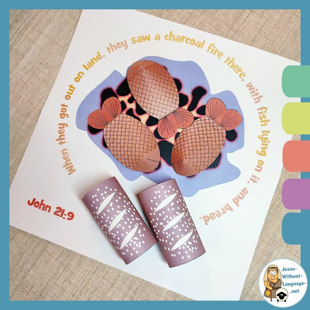 John 21 - Beach Breakfast | Ministry lesson, Bible crafts, Games