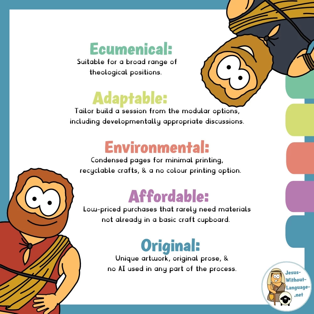 Way Truth and Life (John 14) - Worksheet and Colouring Page