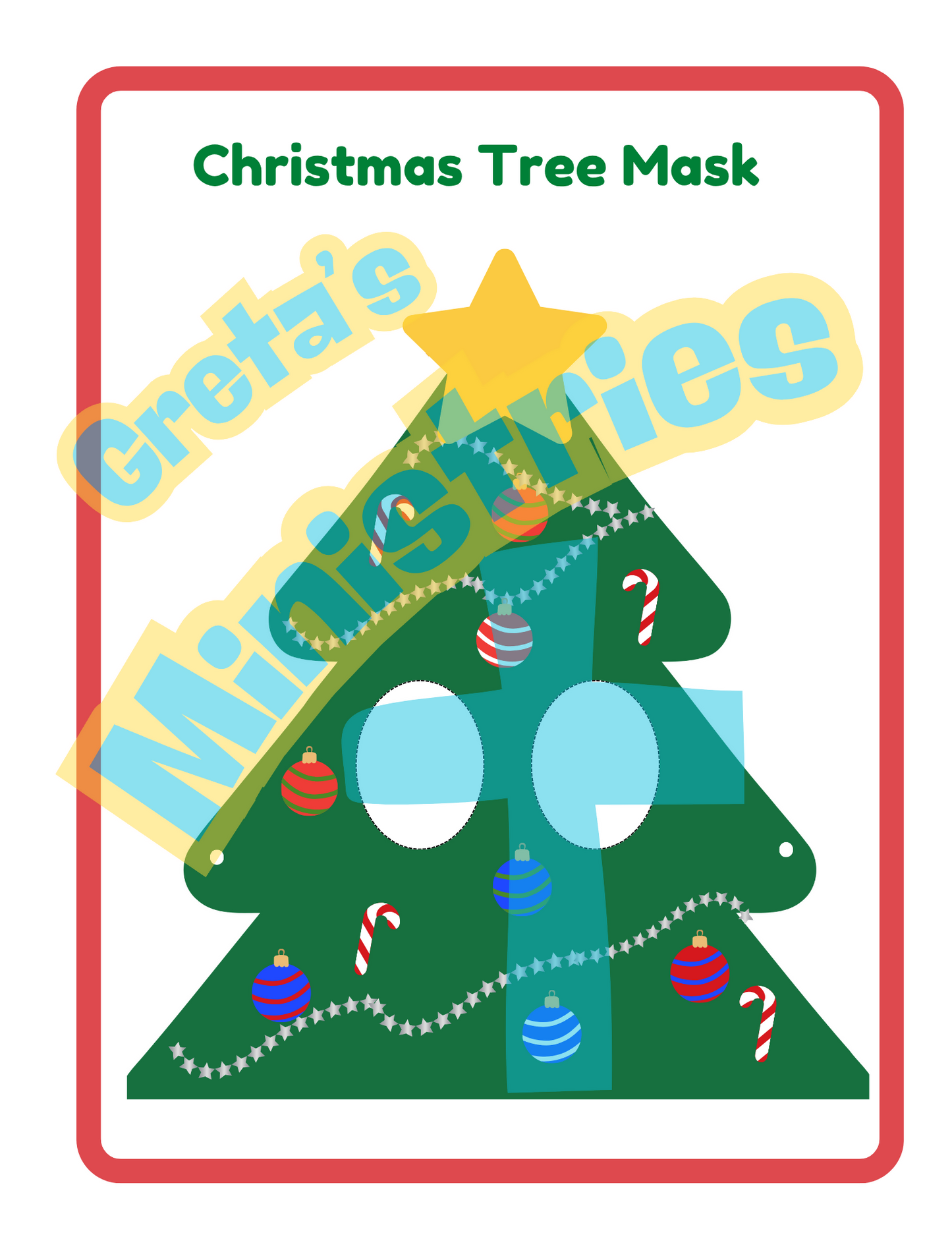 Christmas Tree 3D Craft & Activity Pack | Preschool–1st Grade