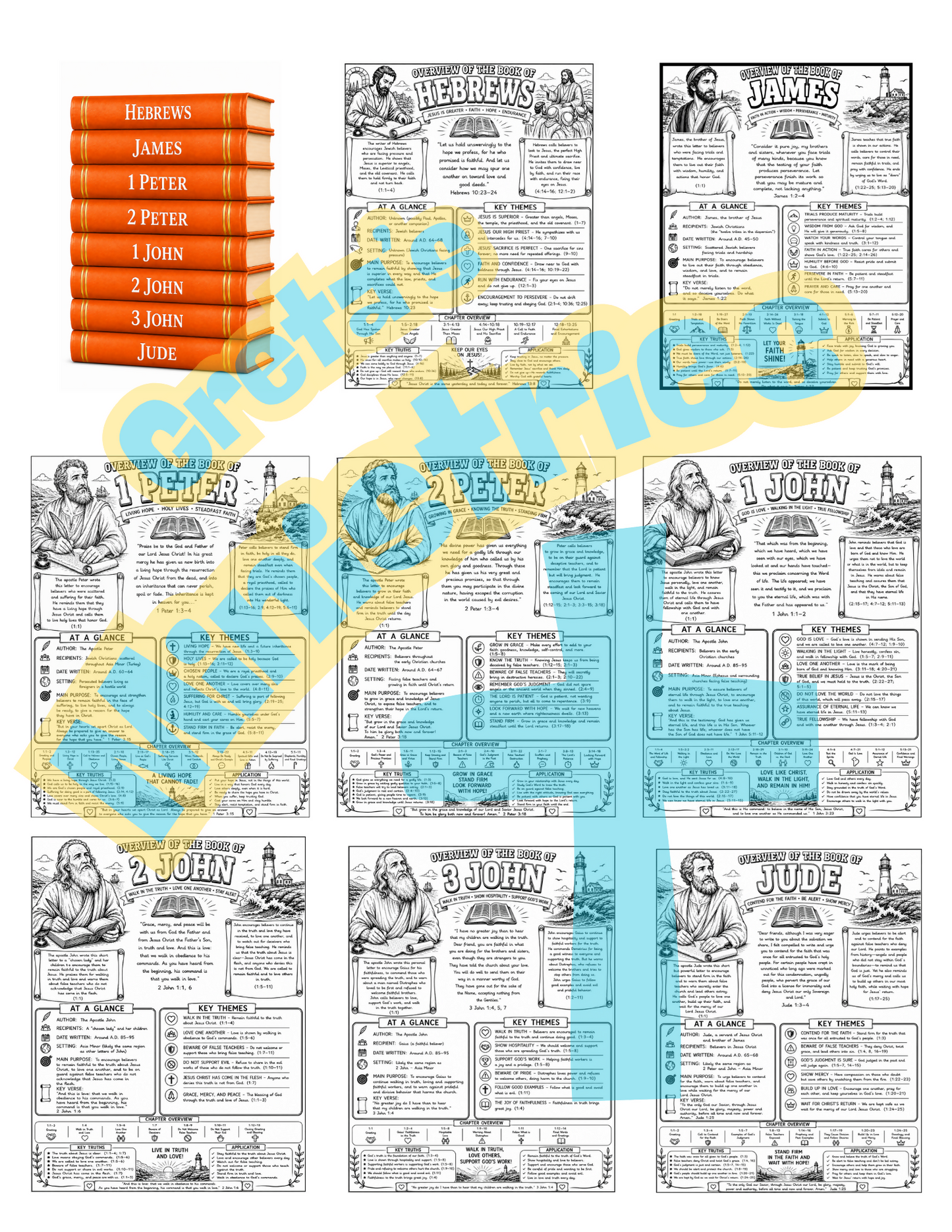 Complete Books of the Bible Overview Collection | All 66 Books BUNDLE