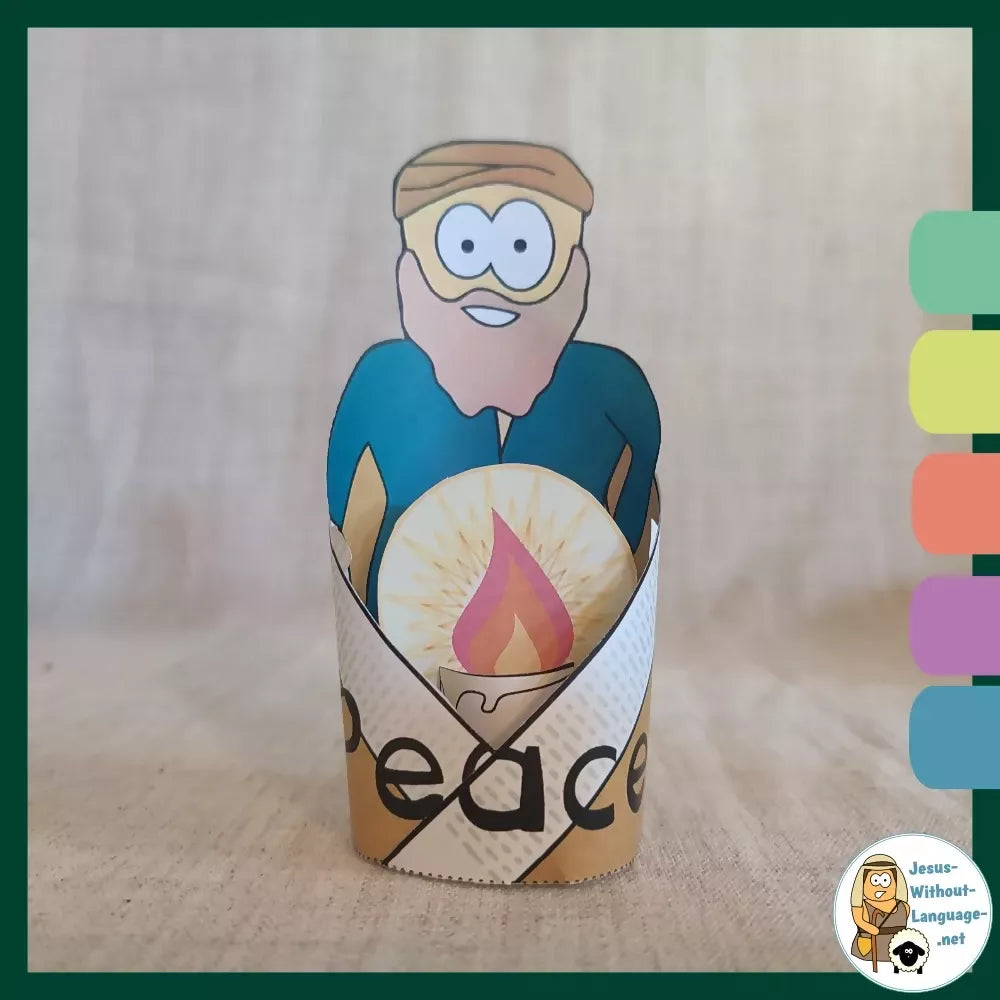 Micah 5 - Advent Candles 4 - Peace - Ministry lesson with Bible crafts