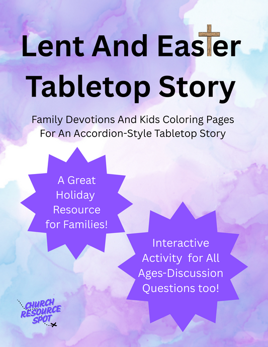 Lent And Easter Tabletop Story