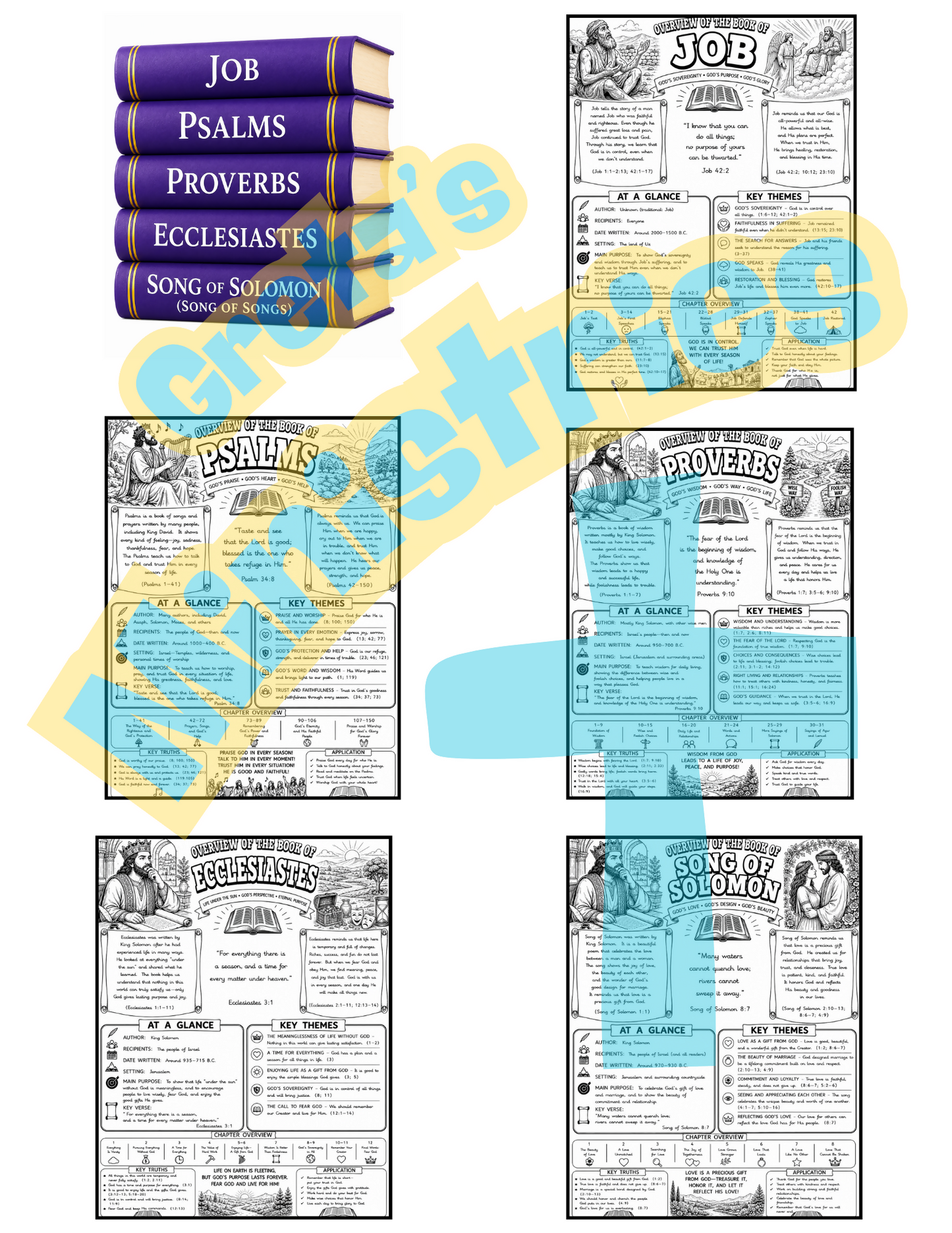 Complete Books of the Bible Overview Collection | All 66 Books BUNDLE