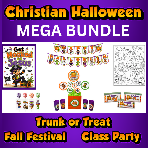 Christian Halloween MEGA Bundle | Trunk or Treat | Fall Festival | Class Party