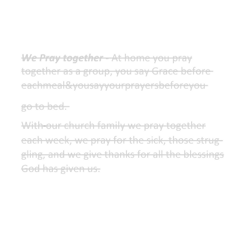 Children's Sermon - "Our Families" (Genesis 1:28, Matthew 12:50 or Mark 3:35 )
