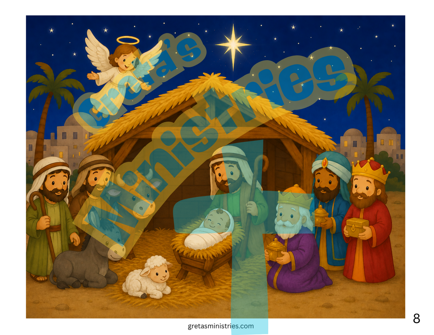 Christmas Nativity Who Is Missing? Game | Preschool–1st Grade Bible Activity