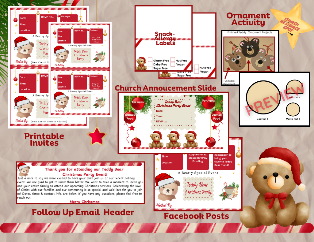 A Teddy Bear Christmas Party For Kids