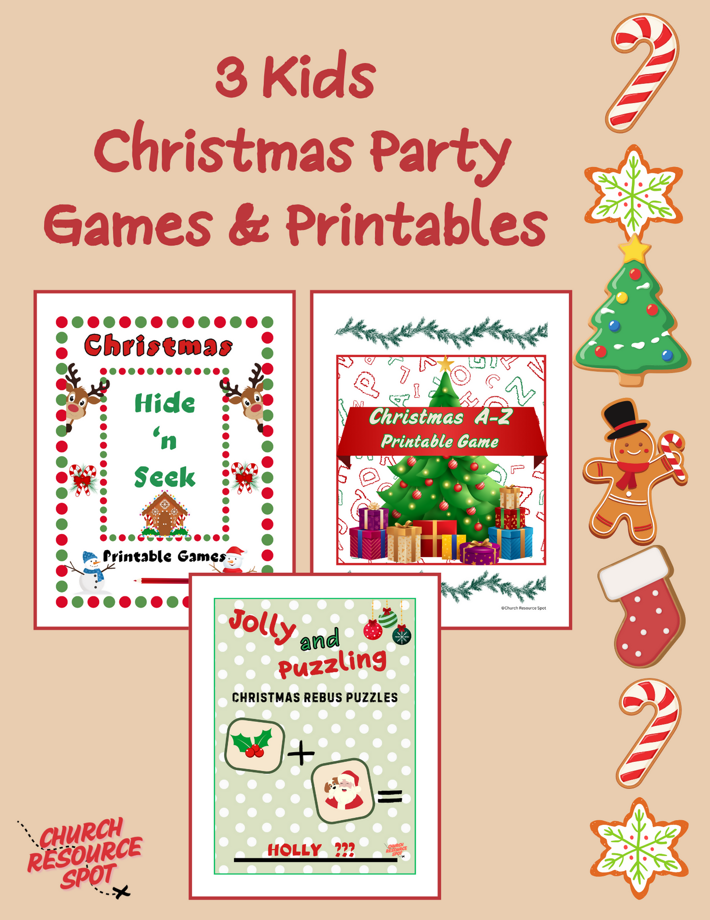 3 Kids Christmas Party Games