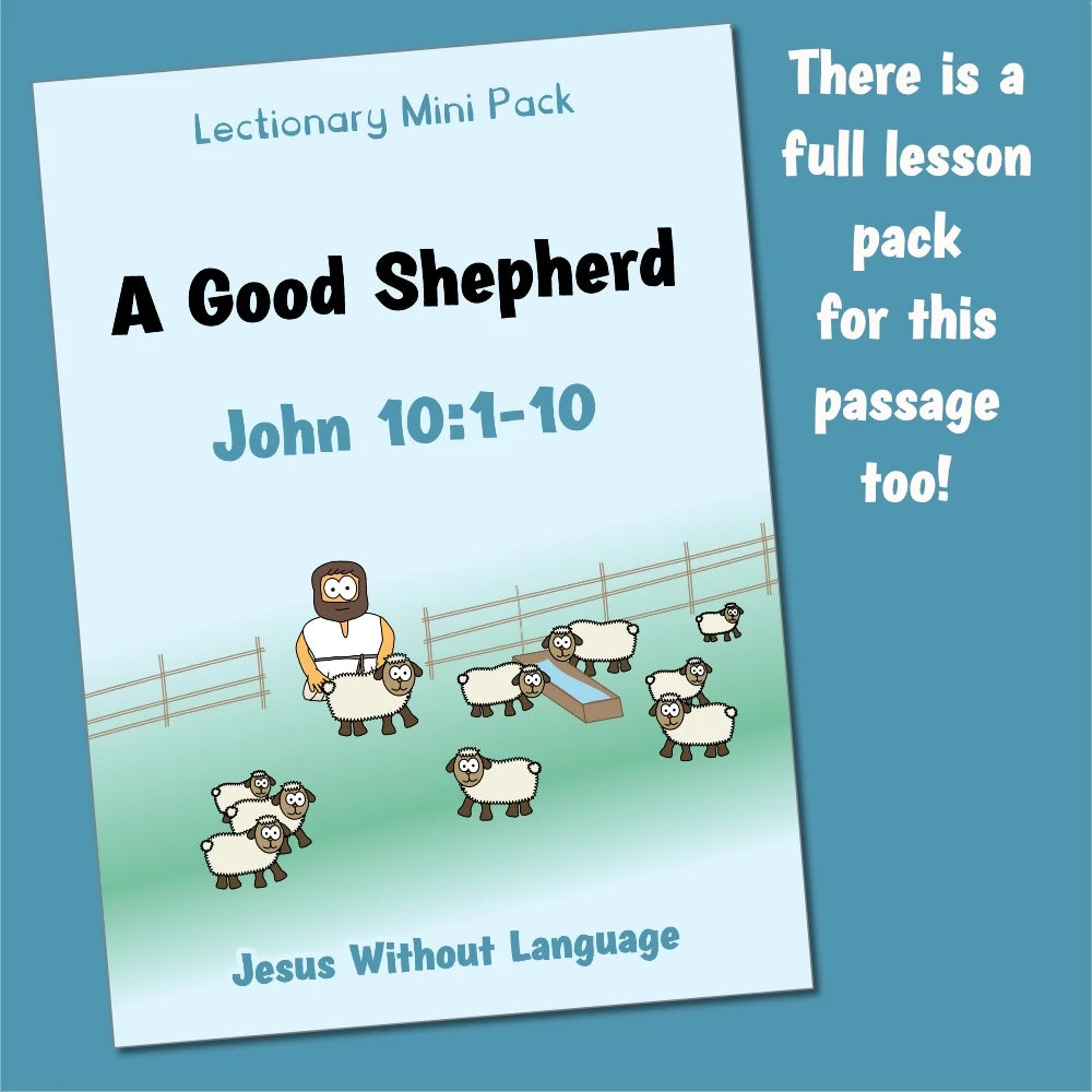 A Good Shepherd (John 10) – Worksheet and Colouring Page