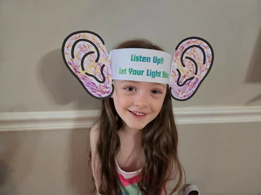 Listen Up! Let Your Light Shine Craft | Christian Craft | VBS